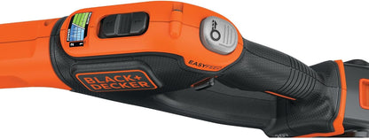 BLACK+DECKER 20V MAX Cordless String Trimmer & Edger - 12 Inch, 2-Speed Control, 2 Batteries & Charger Included