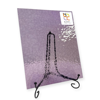 8 x 6 in Lavender English Muffle Wissmach Stained Glass Sheet – Artist-Selected and Handcrafted American Glass for Mosaic, Suncatchers & Inspired DIY Creations | Curated by BiNARi Glass Studio