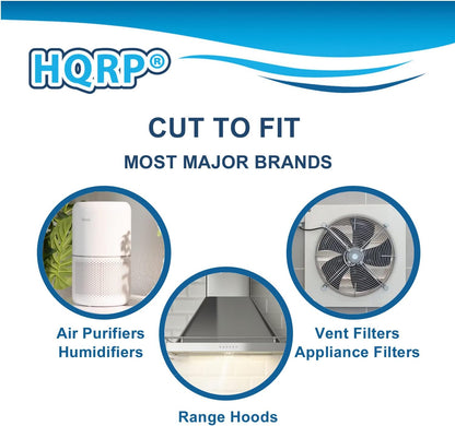 HQRP 2-Pack Carbon Filter Compatible with Honeywell Models HPA300, 50100, 50150, 50250-S, 17000-S