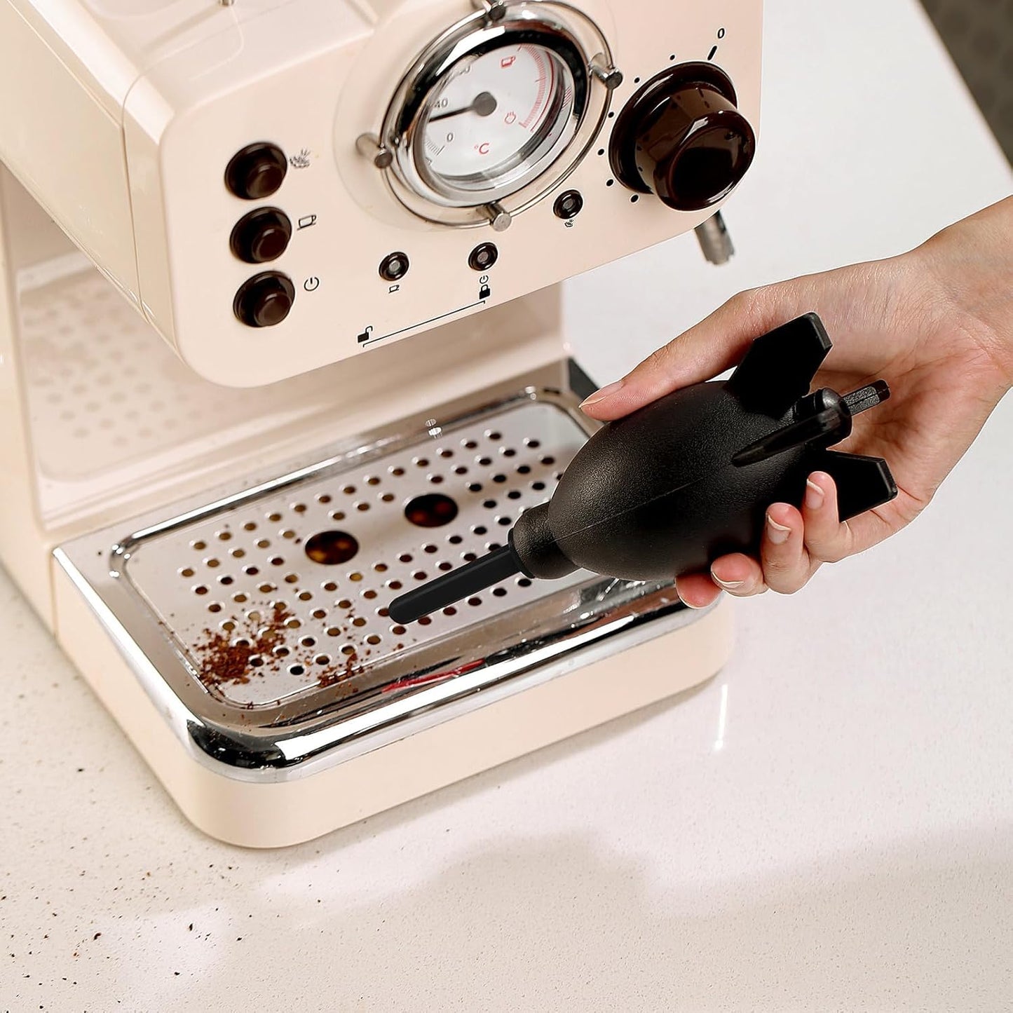 Bincoo Coffee Grinder Cleaning Brush & Air Blower, Accessories for Coffee Grinder and Espresso Machine