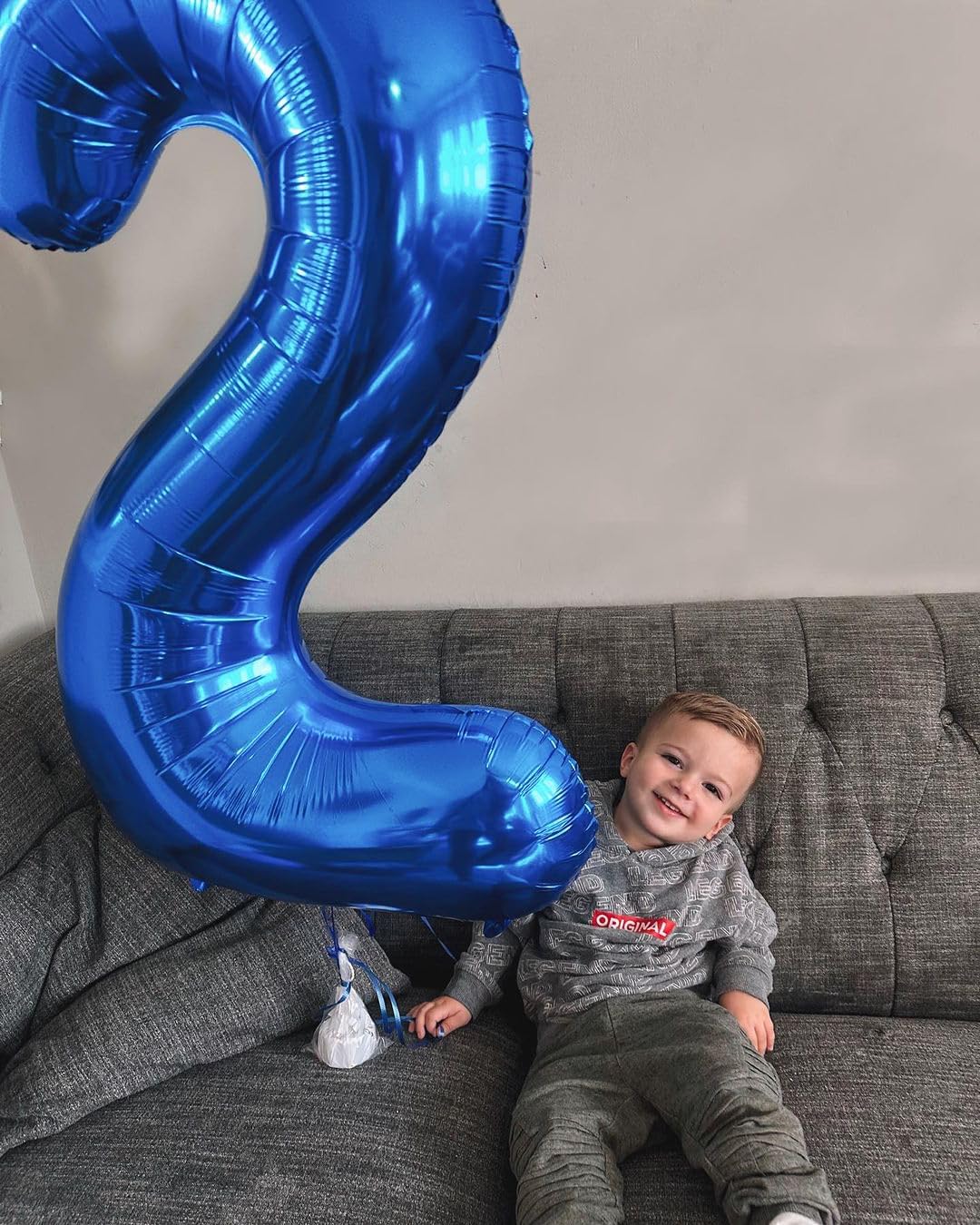 Number 22 Balloon - Navy Blue 40 Inch Birthday Decoration for 22nd Celebration | Party Supplies