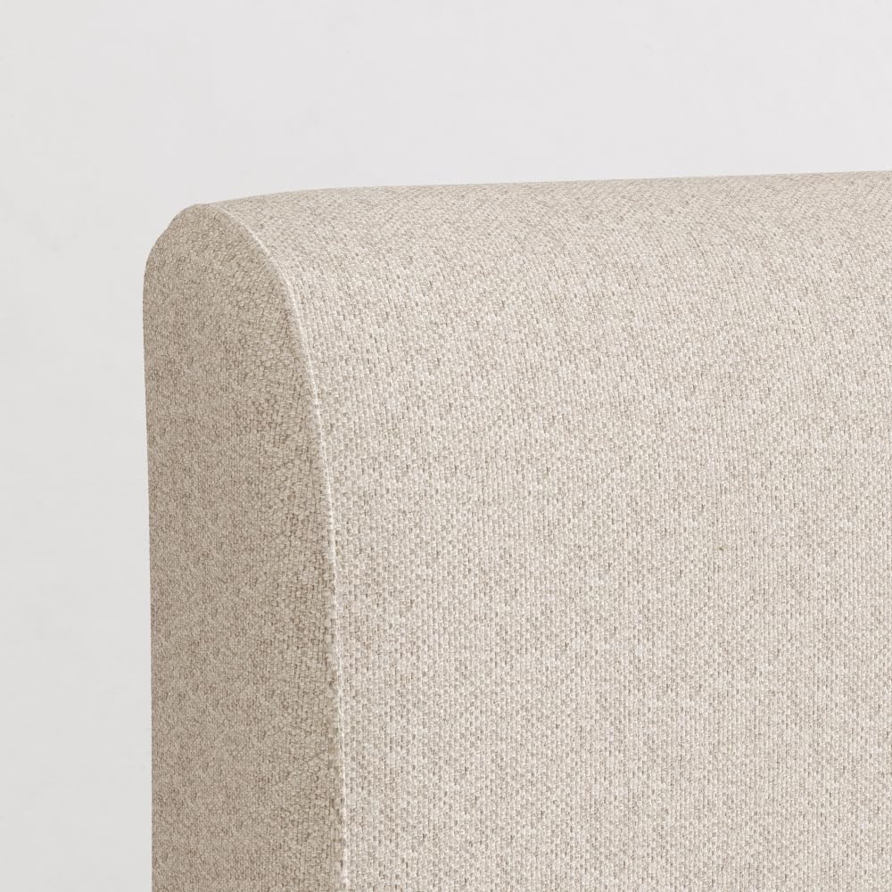 Nectar Upholstered Headboard - King - Linen - Attachable to Bamboo Bed Frame (Sold Seperately) - Easy Tool Free Set Up - Contemporary and Durable