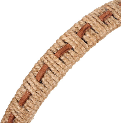 Hemoton Ceramic Teapot Handle, Adjustable Rope Wrapped U-Shape Replacement for Chinese Teapot