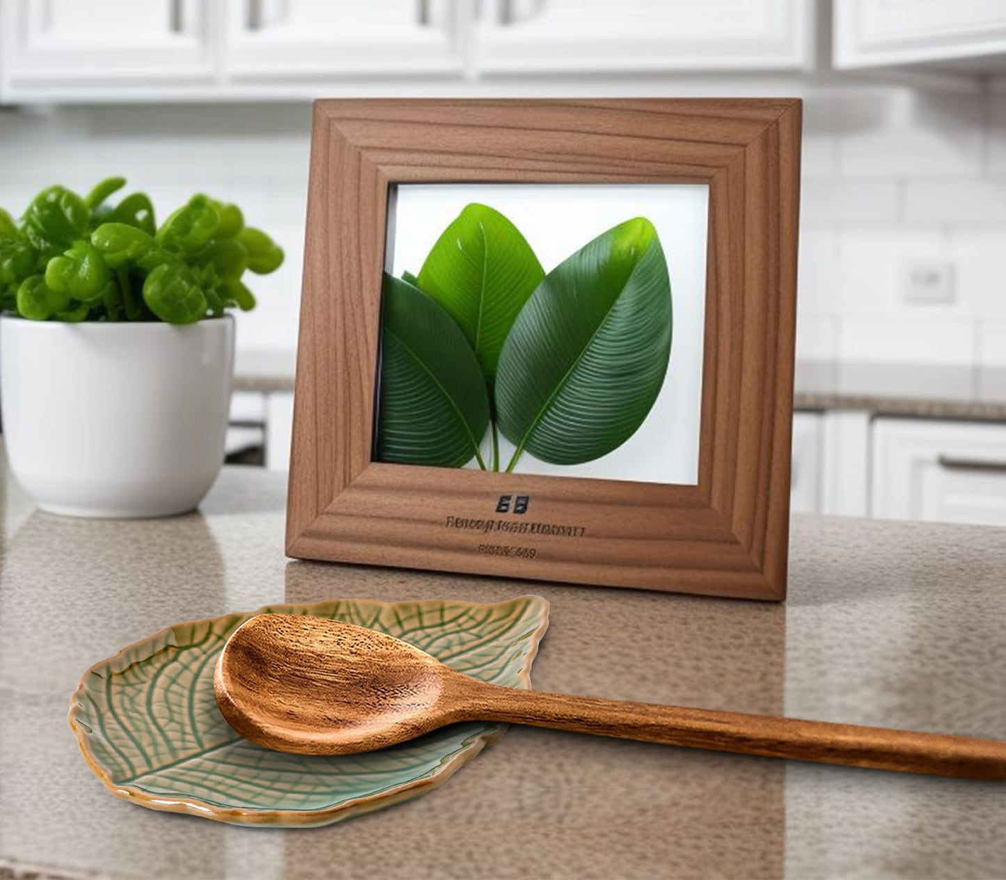 Leaf Spoon Rest For Stove Top Ceramic Spoon Holder For Kitchen Countertop Green Cooking Spoon Rests Cute Kitchens Spoon Rest Green Leaf Kitchen Decor And Accessories