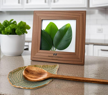 Leaf Spoon Rest For Stove Top Ceramic Spoon Holder For Kitchen Countertop Green Cooking Spoon Rests Cute Kitchens Spoon Rest Green Leaf Kitchen Decor And Accessories