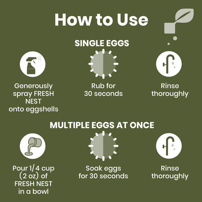 32 2-Pack Clean Republic Good Salt Pet Fresh Nest Egg Wash Spray, Natural Cleaner for Freshly Laid Eggs, Made in the