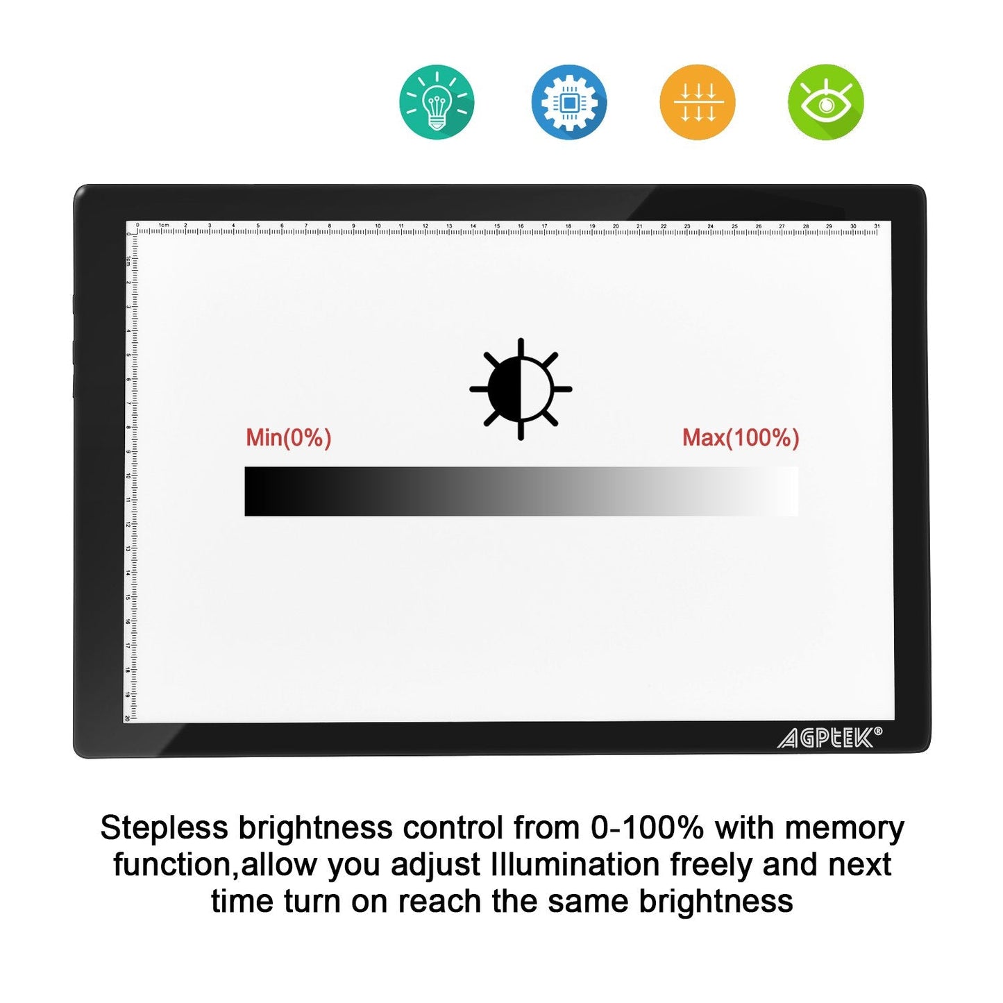 Light Box,Magnetic A4 Light Pad LED Tracing Light Board Physical Buttons Control USB Powered Ultra-thin Dimmable Brightness for Diamond Painting Tatoo Pad Animation,Sketching,Stencilling X-ray Viewing
