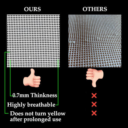 Silicone Non-Stick Dehydrator Sheets - For Fruit Dryer Mesh, Dim Sum Mesh, Dumpling Steaming Screen Mat 16"*160"