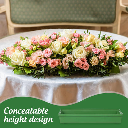 Garneck 10pcs Floral Foam Tray Plastic Foam Trays for Flower Arrangements Wedding Party Decoration Supplies