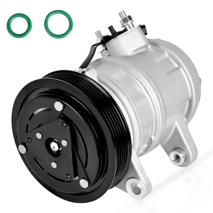 HYR Automotive Air Conditioning Compressor AC Compressor with Clutch Compatible with Dodge Nitro 2007-2008, Jeep Liberty 2006-2008, 3.7L Sport Utility, 6 grooves, Replace# 55111400AA, R5111400AF