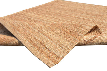 Antep Rugs Natural 8x10 Indoor Hand Woven Fiber Jute Area Rug (Natural, 7'10" x 10')