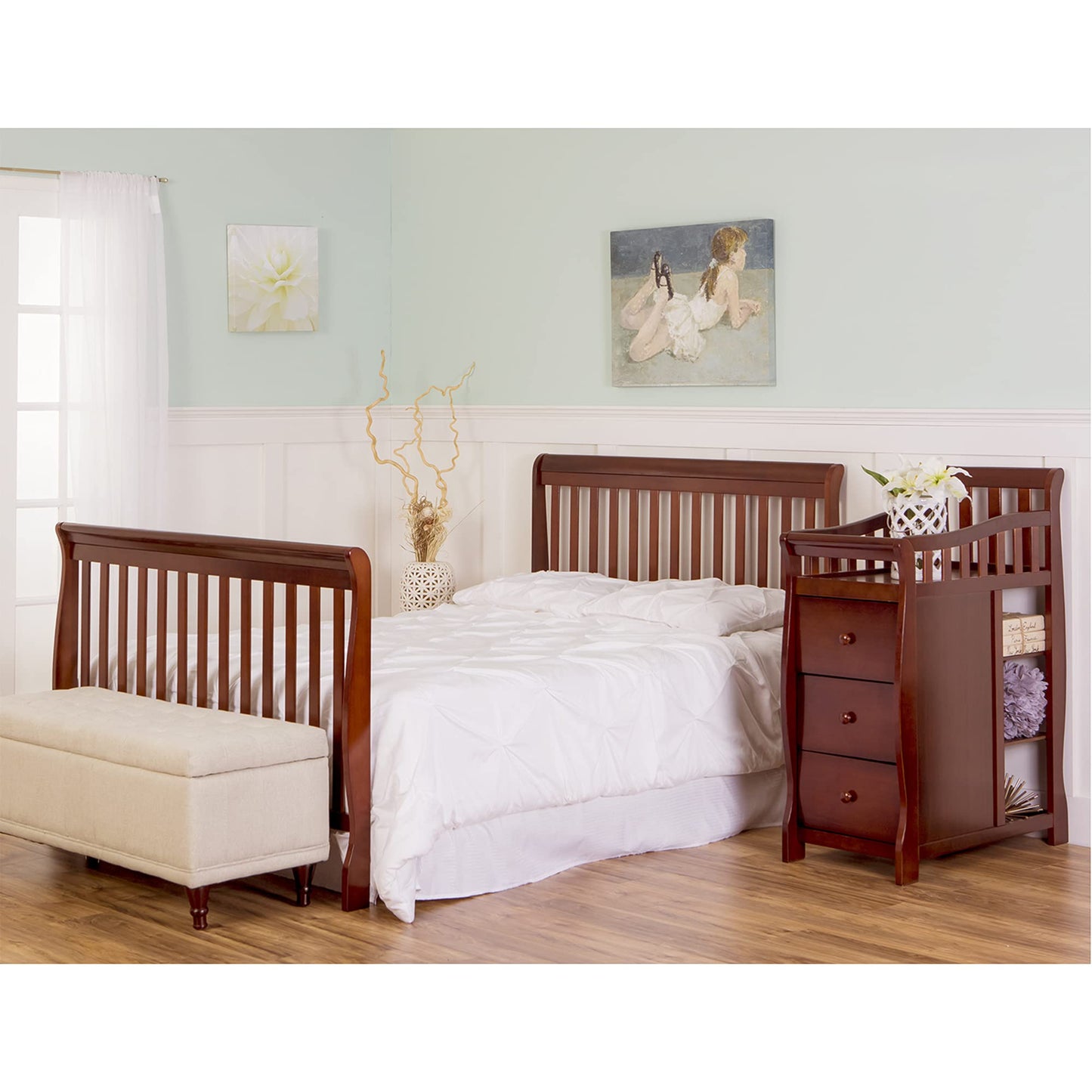 Dream On Me 5 in 1 Brody Convertible Crib with Changer