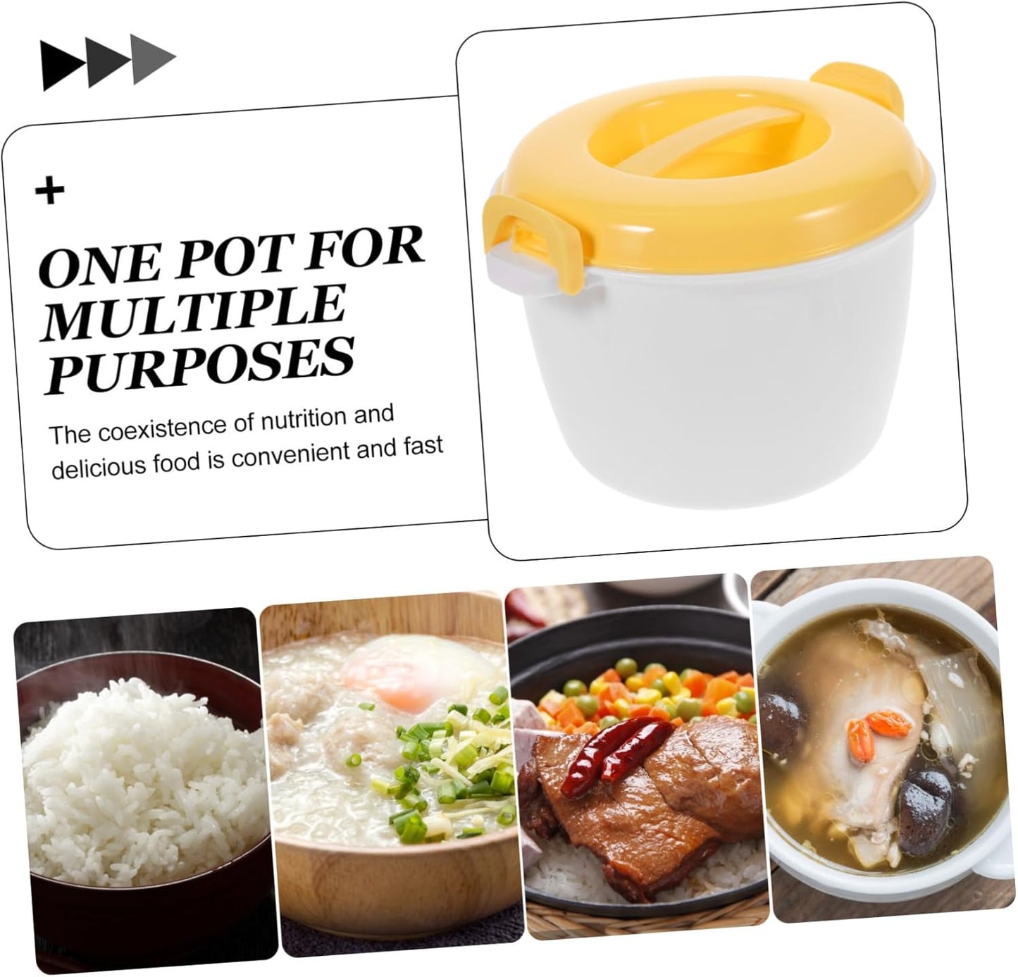Rice Cooker Rice Maker Micro Food Steamer, Mini Food Steamer Induction Heater Tool for Oatmeal Travel