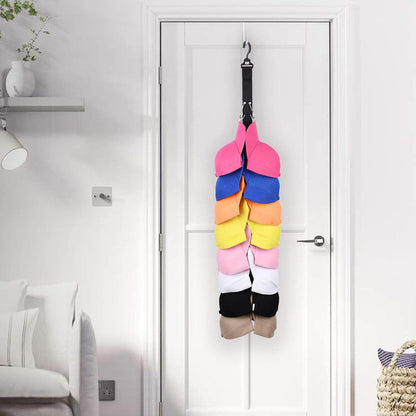 Closet Hanging Cap Organizer, 16 Baseball Cap Rack, Closet Hook Hat Storage Organizer (1 Pack)