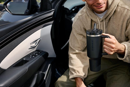 STANLEY Quencher ProTour 64 oz Tumbler - Leakproof Lid, Built-In Straw & Handle | BPA-Free Dark Blossom