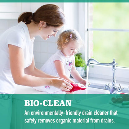 Bio-Clean Ultimate Drain Cleaning Kit Cleans Drains- Septic Tanks - Grease Traps All Natural and 100% Guaranteed No Caustic Chemicals! Removes fats Oil and Grease, Completely Cleans Your System.