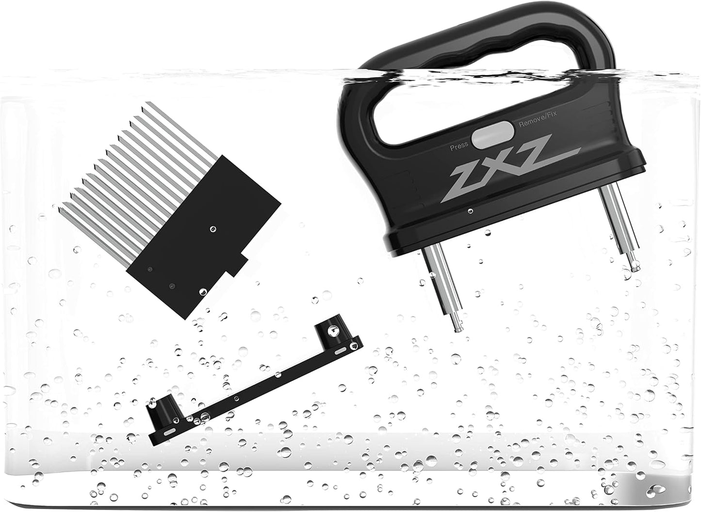 ZXZ Premium Meat Tenderizer Mallet - 48 Stainless Steel Blades for Marinated Meats, Ideal Kitchen Tool for Chefs.