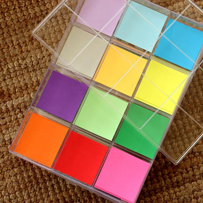 BangQiao Fixed 12 Grids Clear Plastic Storage Box with Detached Lid, Transparent Organizer Case for Bead, Button, Jewelry, Sewing Kit, DIY Accessories, Dental Supplies, Small Parts