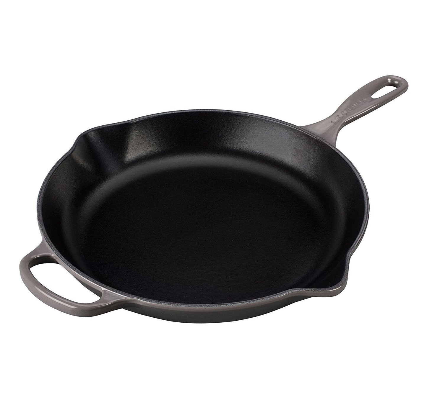Le Creuset Enameled Cast Iron Signature Iron Handle Skillet, 11.75", Oyster