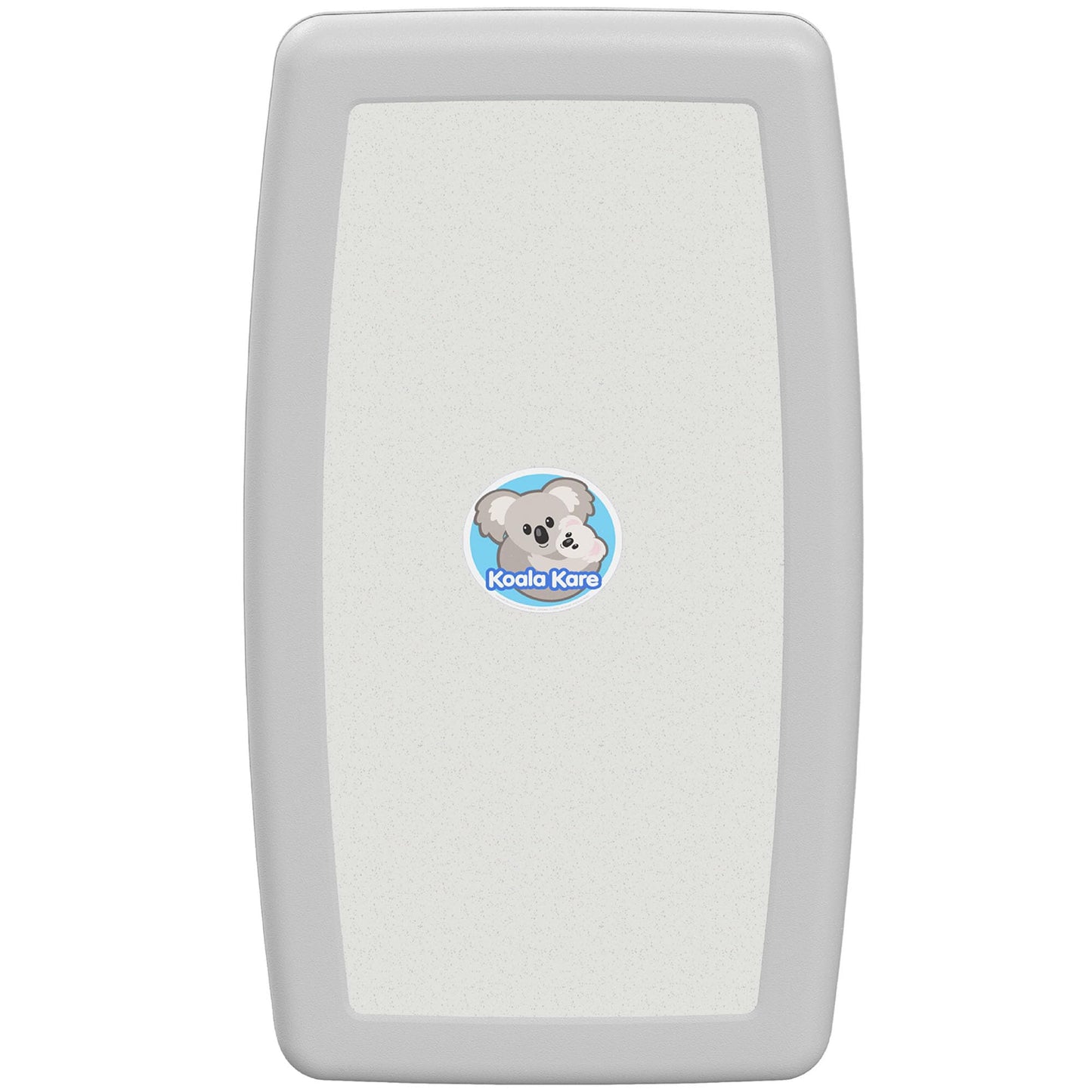 Koala Kare KB301-05 Vertical Surface Mounted Baby Changing Table - Foldable Plastic Diaper Changing Station (White Granite)