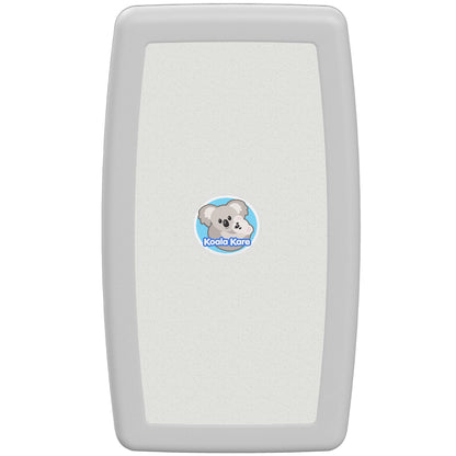 Koala Kare KB301-05 Vertical Surface Mounted Baby Changing Table - Foldable Plastic Diaper Changing Station (White Granite)