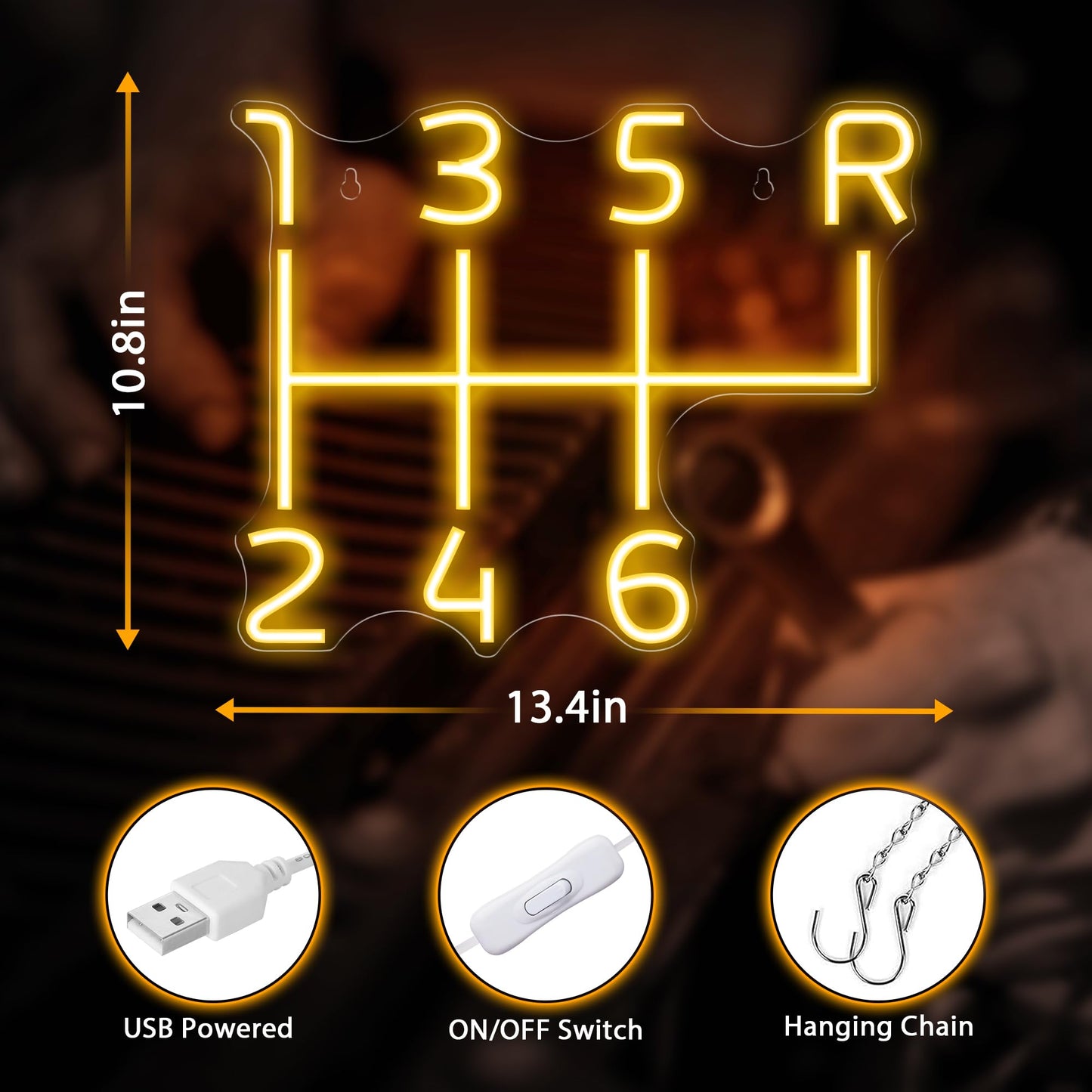 Kavaas Cowboy Boot Neon Sign, Neon Cowboy Hat Sign for Wall Decor | Western Neon Sign for Bedroom, Bar, Office, Man Cave - Best Gifts for Rodeo Enthusiast, Birthday, Christmas