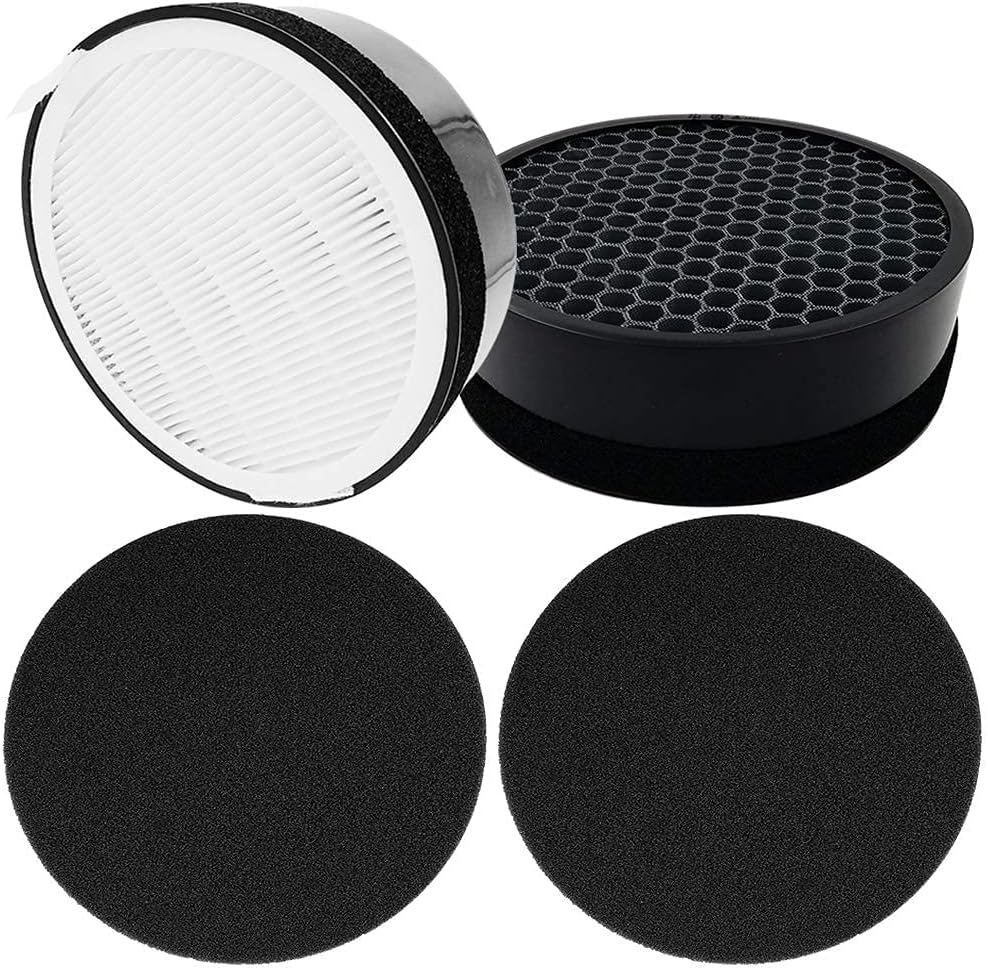 Dttery 2 Set LV-H132 Air Purifier Replacement Filter, True HEPA Filter Compatible with Levoit LV-H132