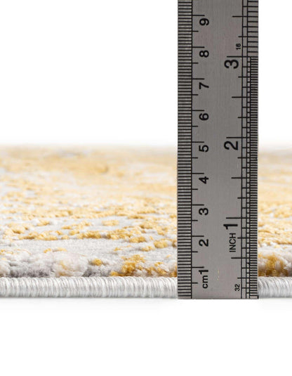 Unique Loom Finsbury Collection Area Rug - Elizabeth (7' 10" x 10' Rectangle, Yellow/ Ivory)
