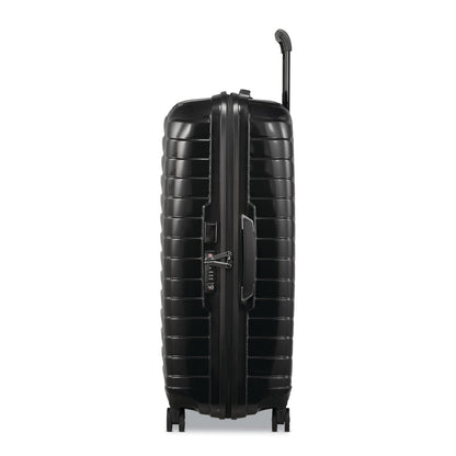 Samsonite Proxis Large Hardside Luggage with Dual Spinner Wheels - Innovative Roxkin™ Lightweight Shell With Ultimate Durability- Includes TSA Lock, Ergonomic Telescoping Handle - Black