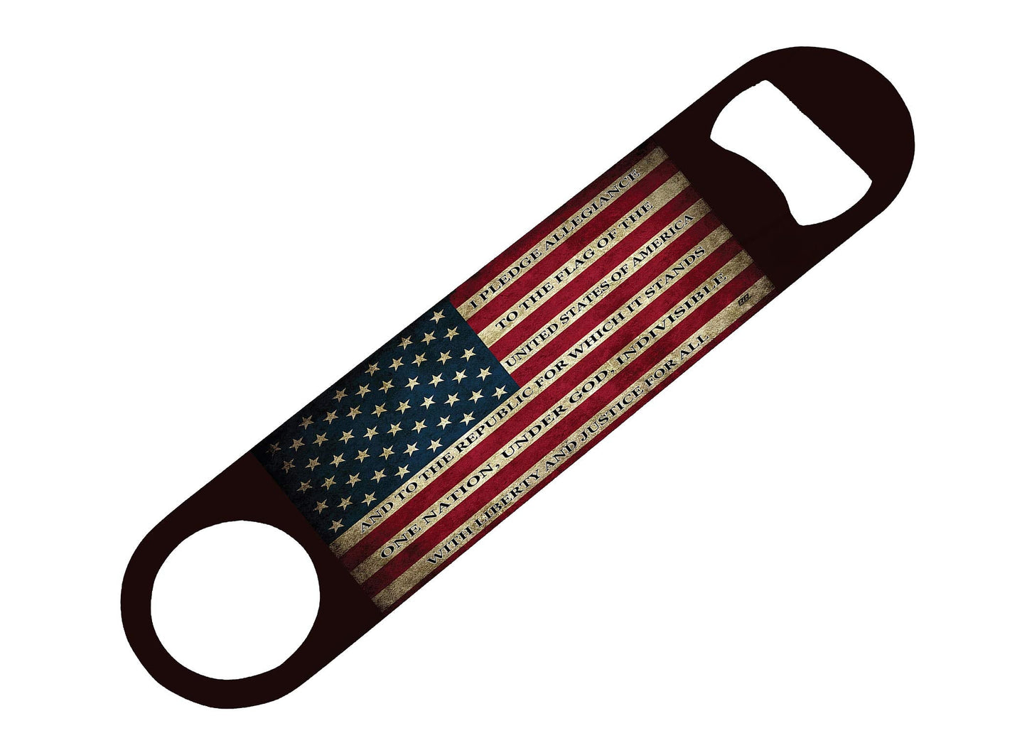 Rogue River Tactical Pledge of Allegiance Speed Bottle Opener Heavy Duty Gift Patriotic United State Of America US