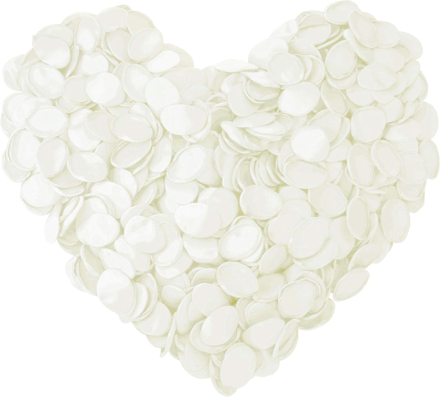 Premium Artificial Silk Rose Petals, 200pcs Ivory Flower Girl Scatter Petals for DIY Wedding Aisle Decoration