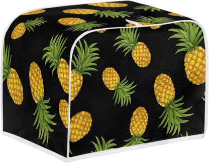 Toaster Cover 2 Slice, Pineapple Pattern Dust Cover, Protective Cover for Kitchen Toaster Oven, Machine Washable