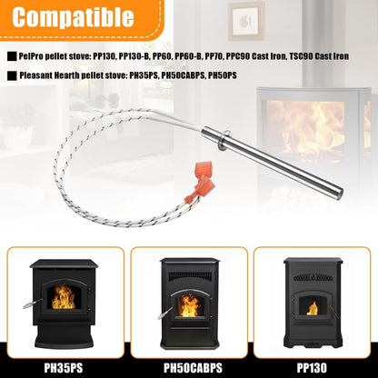SRV7000-660-AMP Replacement for Pelpro Pellet Stove Igniter & Pleasant Hearth Pellet Stoves Ignitor, 300W
