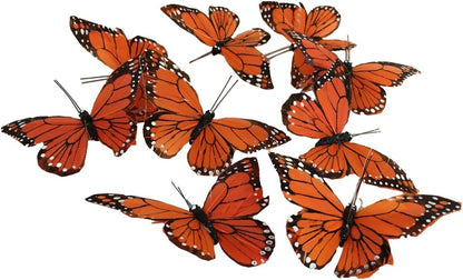 Monarch Butterfly Garland, 6.5 Feet Long