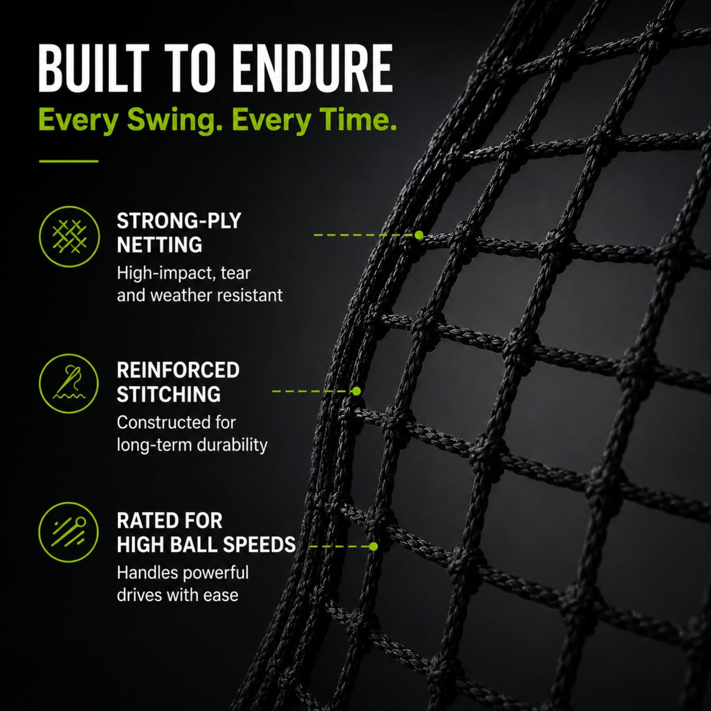 GOLF PAPI Golf Practice Net – 7.5 ft Compact Golf Hitting Net with Steel Frame and Side Net Protection – Indoor & Outdoor Golf Training Net for Backyard, Garage, or Simulator Use