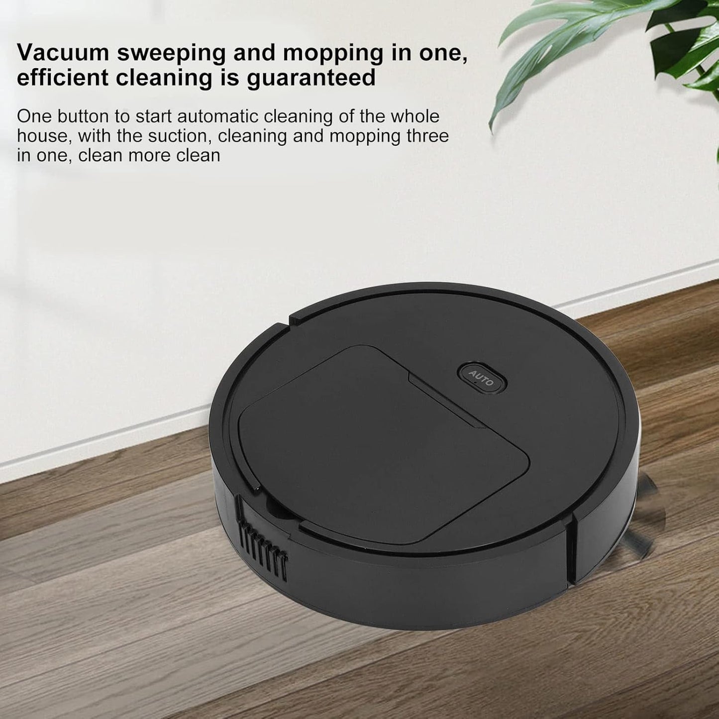 ZJchao 3 in 1 Sweeping Robot Vacuum, USB Vacuum and Mop, Low Noise Household Robot for Pet Hair