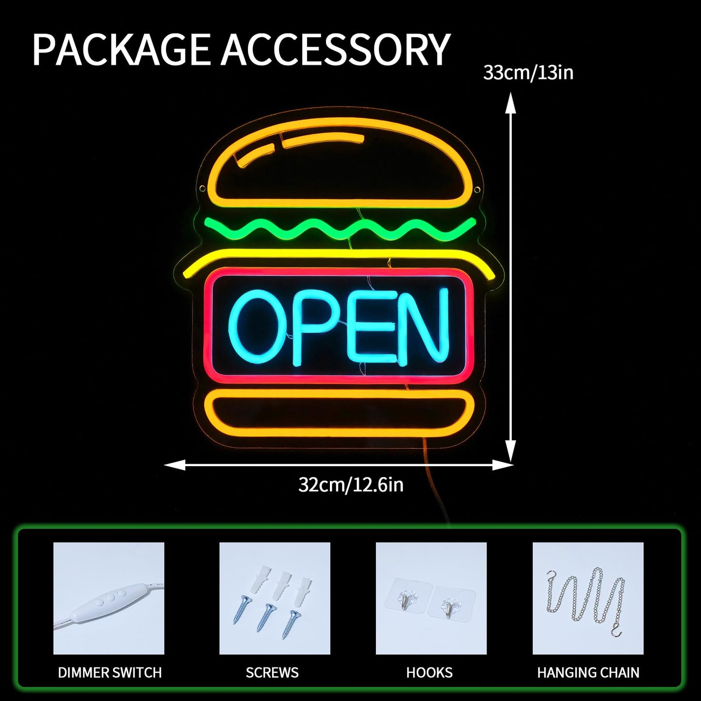 Alien Neon Sign for Wall Decor Dimmable Aliens Cat Led Lights Signs for Bedroom Green Neon Light for Game Room Man Cave Bedroom Party Decoration Gift for Kids Boys