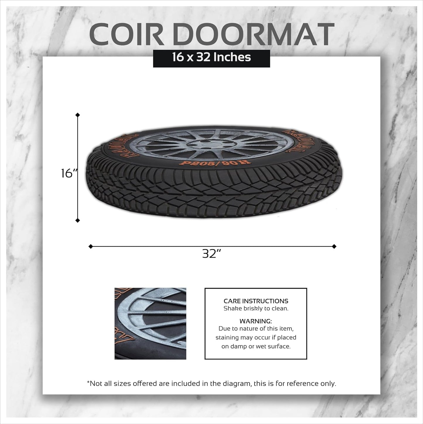 Better Trends Heavy-Duty 100% Rubber Mat, All-Weather Outdoor Entrance Floor Mat for Home and Office