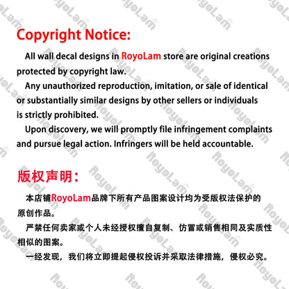 RoyoLam Cartoon Otter Floating On the Water Wall Decal Animal Wall Sticker