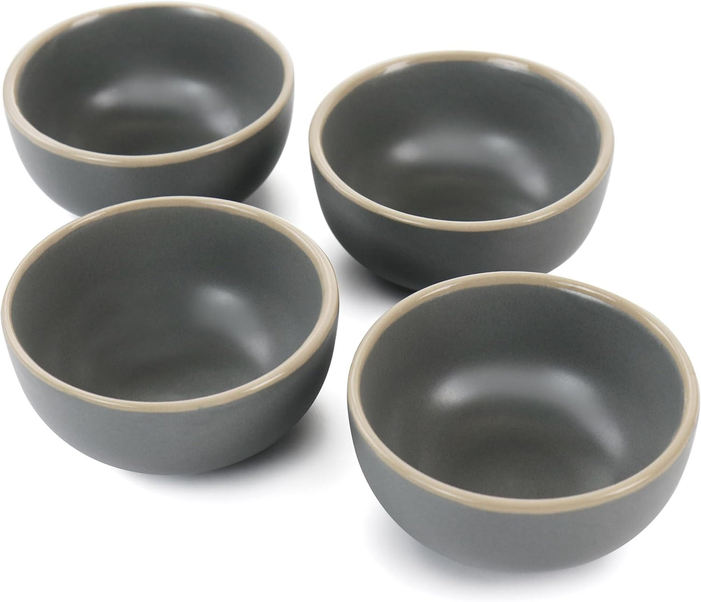 Gibson Home Rockaway 4 Piece 3.5in Fruit Bowl Set, Perfect for Serving Fruits and Snacks