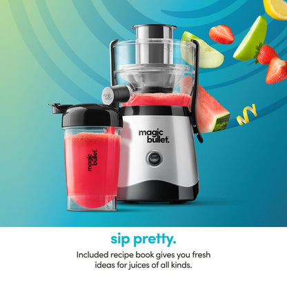 Magic Bullet Mini Juicer with Cup, Black and Silver