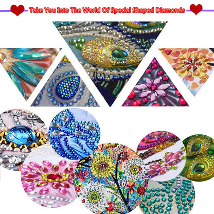 Sulunmo Diamond Art Hanging Kit, Diamonds Art Painting Pendant for Adults, DIY Gem Painting Board Kit for Window Door(Gorgeous Cross-82)