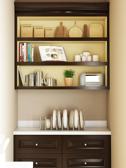 brightmaison BGT Stal Pots and Pans Organizer for Cabinet, Adjustable Stainless Steel Kitchen Organization Unit