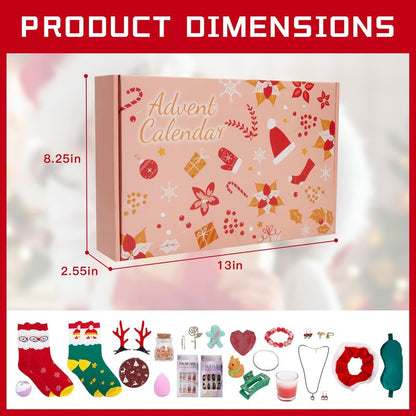 Advent Calendar 2025 Adult Set for Women Christmas Gifts Surprise Box 24 Days of Christmas Advent Calendar for Mom Wife Girlfriend Sister