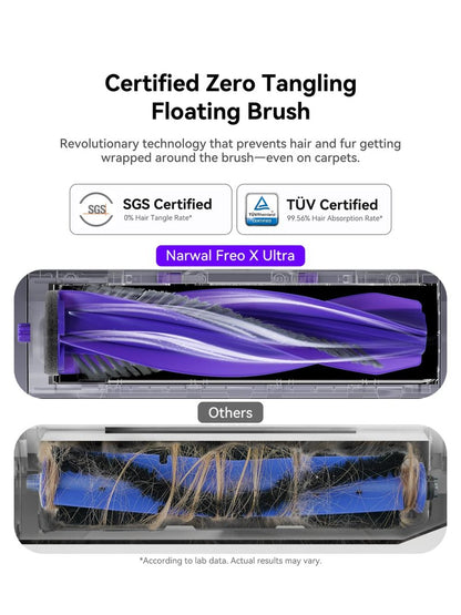 Narwal Robot Vacuum and Mop Zero-tangling Floating Brush (Model: Freo Z Ultra | Freo Z10 | Freo Pro | Freo X Ultra | Freo X Plus)