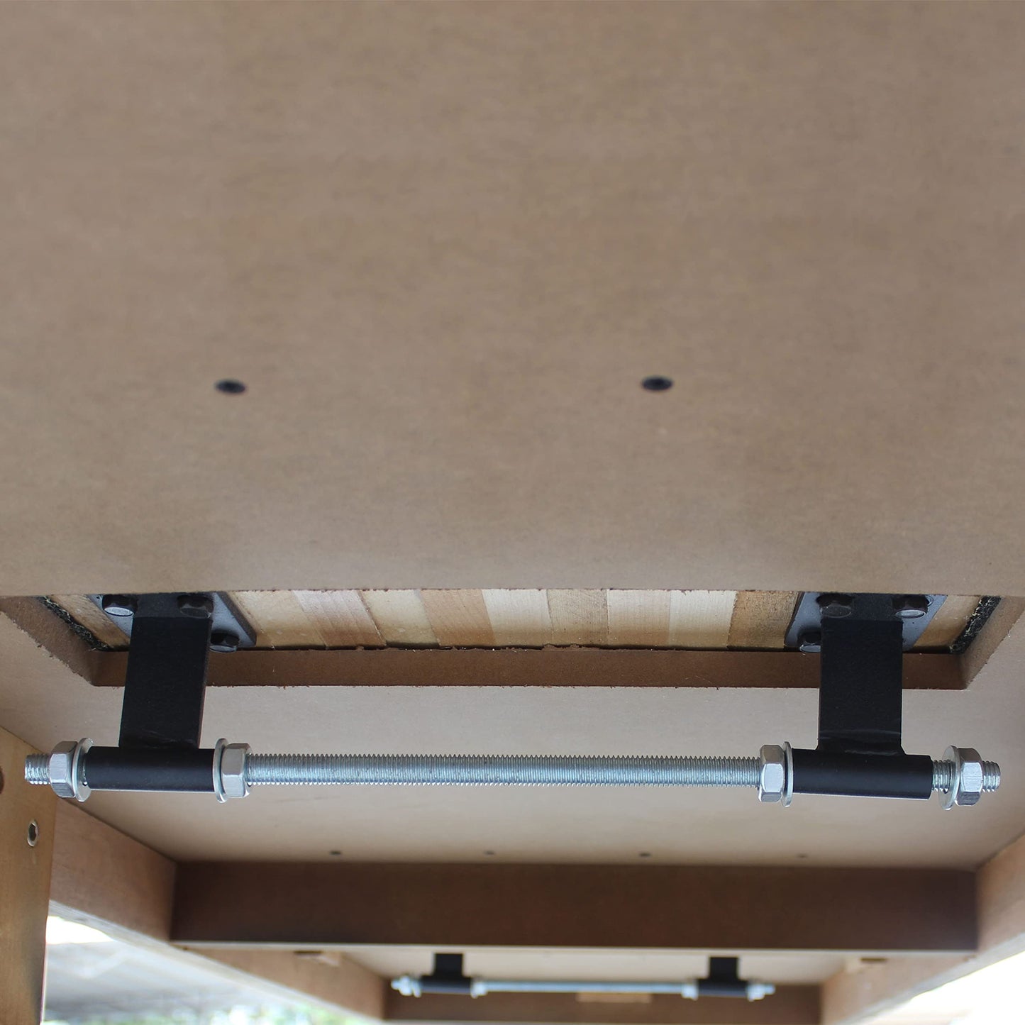 Playcraft Woodbridge Cherry 16' 2 Piece Construction Shuffleboard Table
