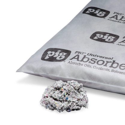 PIG Spill Absorbent Pillow - 40 Pillows - 10" x 10" - Absorbs up to .5 gal. per Pillow - PIL204