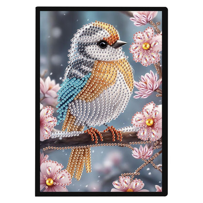 SHEGZHUC Diamond Painting Notebook Journal A5 Blank 14.5x21cm/5.7×8.26in Diamond Painting Composition Journaling Notebooks Notepad Sketchbook Diary Special Drills Girls Gifts || Hummingbirds Animal