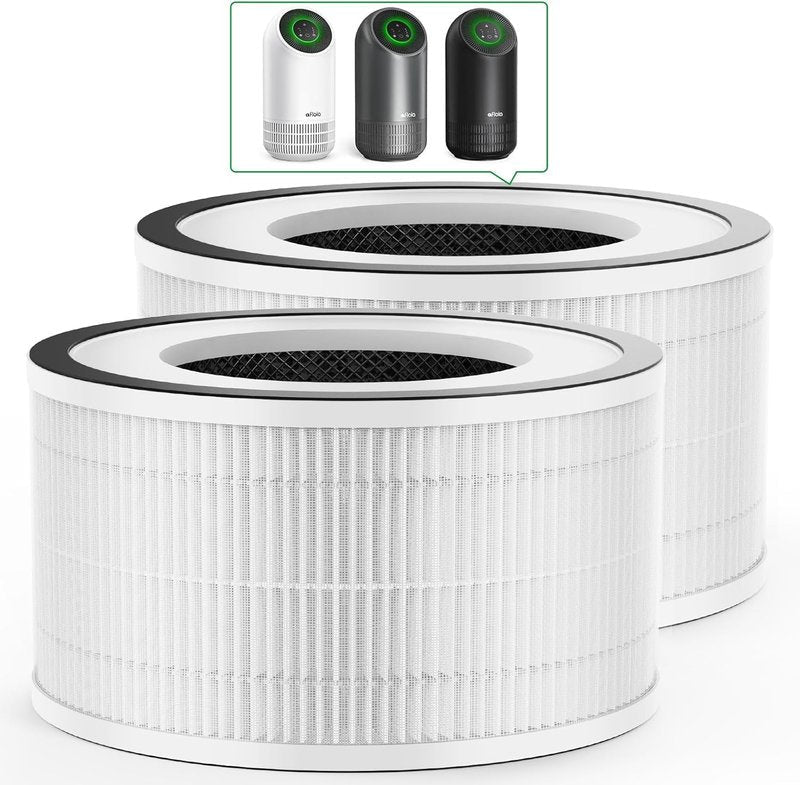 Afloia Efficient Air Purifier original replacement filter for Fillo B088FHCS83 /B07JG1R2GB /B09TP51GNR, 2 Pack