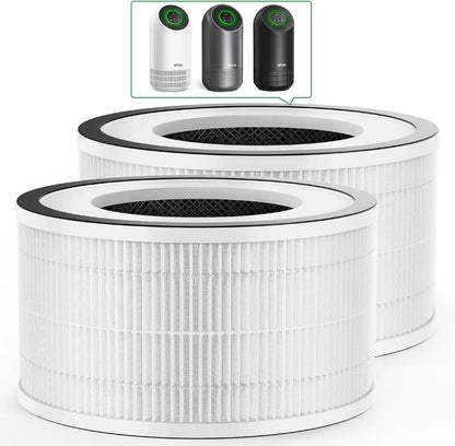 Afloia Efficient Air Purifier original replacement filter for Fillo B088FHCS83 /B07JG1R2GB /B09TP51GNR, 2 Pack